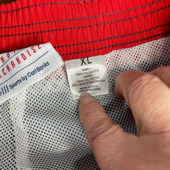 Boston Red Sox Mens XL Swim Trunks Board Shorts G-III Carl Banks MLB Beach Gear - Picture 6 of 15